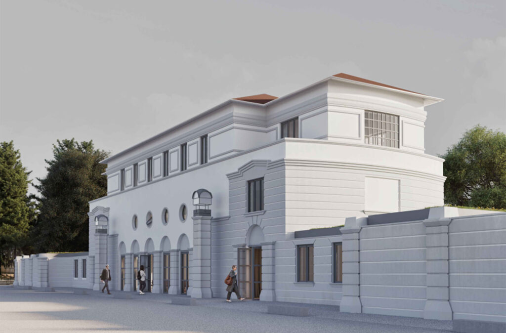 rendering ex littorio riqualificato