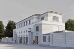 rendering ex littorio riqualificato